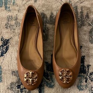 Tory Burch tan leather flats - 10